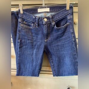 GAP True Skinny Sky High Jeans Womens 25 Regular Blue Dark Wash Stretch